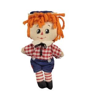 Vintage Knickerbocker Raggedy Andy Doll, Hallmark, 6", Made in Korea